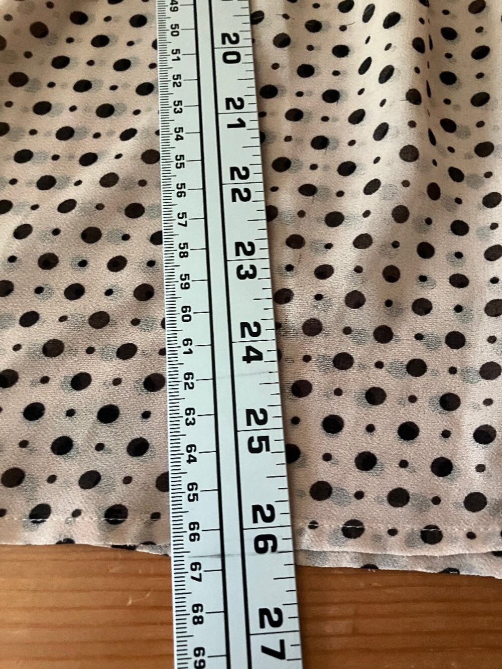 B VINTAGE for Anthropologie Women Blouse/Top Sheer Creme w/Black polka dot Sz L - Picture 6 of 10